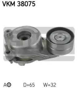 VKM 38075 SKF Натяжной ролик, поликлиновойремень